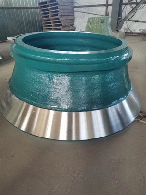 مخروط كسارة المنغنيز المسبوكات عباءة بطانة بطانة ل  H3800 4800 CH440 CS440 HP300 Metso