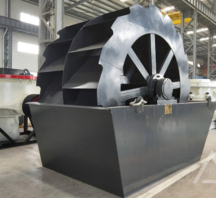 آلة غربال تهتز العجلة 7.5kw 180 TPH آلة غسل الرمال الحلزونية الذهبية