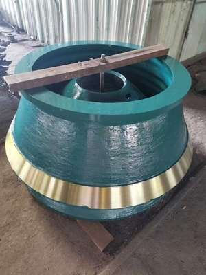 مخروط كسارة المنغنيز المسبوكات عباءة بطانة بطانة ل  H3800 4800 CH440 CS440 HP300 Metso